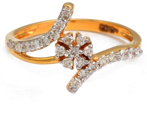 Women Igi Certified Gold Diamond Ring, Packaging Type : Fabric Bag, Velvet Box, Wooden Box