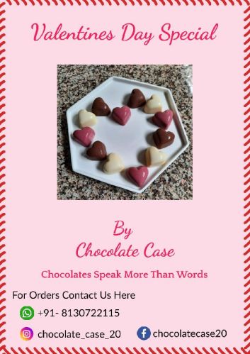 Chocolate Case Valentine Special Gift Hamper, Color : Mixed