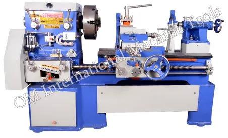 Automatic Electric Chrome Finish Cast Iron Center Conventional Lathe Machine, For Turning, Knurling, Facing