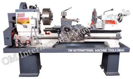 Semi Automatic Mechanical Chrome Finish Cast Iron Light Duty Lathe Machine, For High Efficiency, Reliable
