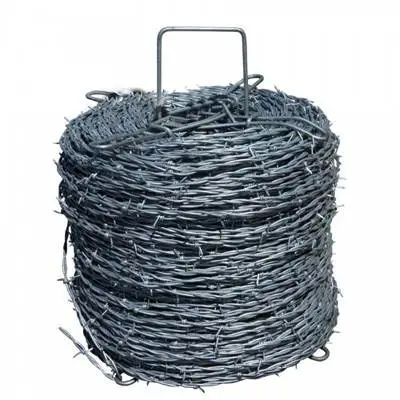 Silver GI Iron Barbed Wire Handle, For Industrial/ Defense/ Security