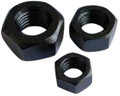 SS Black Phosphate Coated Hex Nut, Size : Multisizes