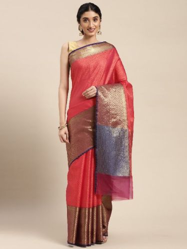 BC7 Banarasi Art Silk Sarees, Saree Length : 6 Yards