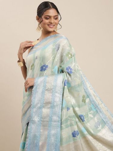 MTKSLK198 Banarasi Matka Silk Sarees, Saree Length : 6 Yards