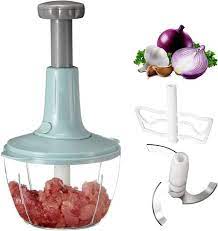 ABS Plastic Hand Push Chopper, Capacity : 900 Ml