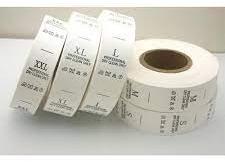 Rectangular Taffeta Label Roll, Pattern : Printed