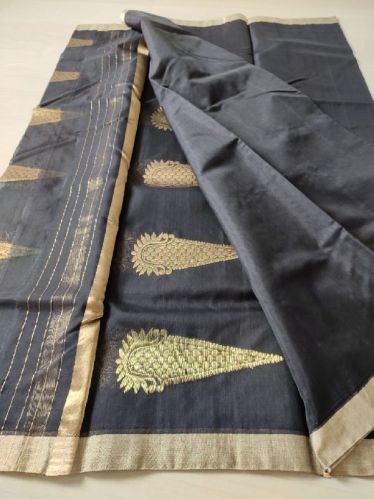 Chanderi Cotton Silk Single Piece Dress Material