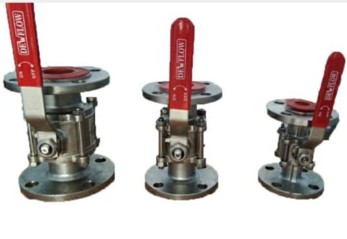 IC Three Piece Flanged End Ball Valve