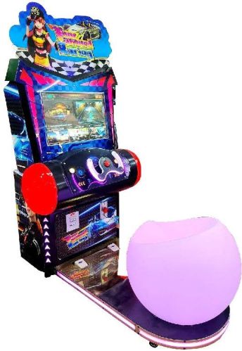 Crazy Car Racing 1PL Arcade Game, Color : Multicolor