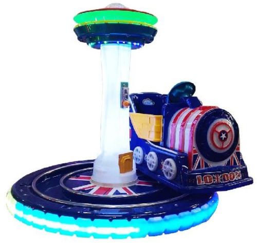 Hully Gully Metal With Plastic Electric Kiddie Ride Train, For Amusement Park, Malls, Color : Multicolor