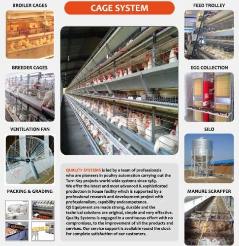 Plastic & Metal Poultry Cage System