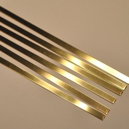 Brass Strip, For Hardware Fitting, Color : Golden