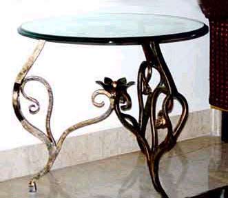 Mild Steel DECORATIVE WROUGHT IRON TABLE, Size : 1- 9 X 2 Inches