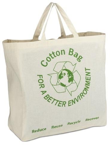 Jute Cotton Bags, For Good Quality, Easily Washable, Handle Type : Loop Handle