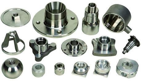 Polished Stainless Steel CNC Machine Components, For Fittings, Color : Silver