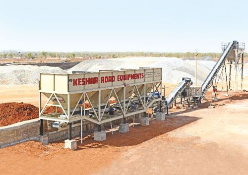 KESAR 20 Ton Wet Mix Macadam Plant, Color : Gray