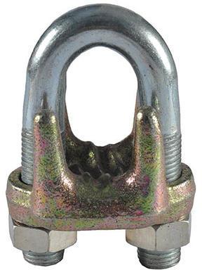 Stainless Steel Wire Rope Clamp, Color : White