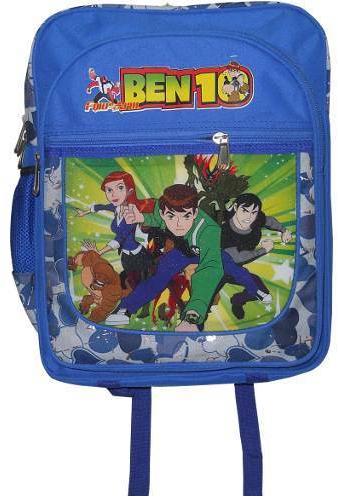 Printed Polyester Boys School Bags, Color : Blue