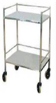 Polished Stainless Steel Hospital Instrument Trolley, Feature : Corrosion Proof, Fine Finishing, High Quality