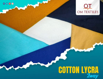 2 Way Cotton Lycra Fabric, Feature : Anti-Wrinkle, Shrink Resistance