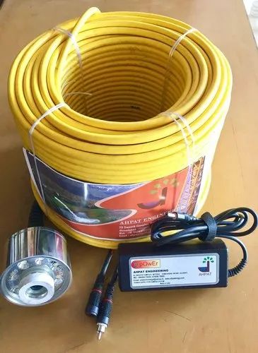 Ahpat Stainless Steel Borewell Deepwell Inspection Camera, Color : Yellow