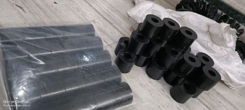 Polished 50GM-10 KG Black Rubber Coupling Bush, For Hydraulic Pipe