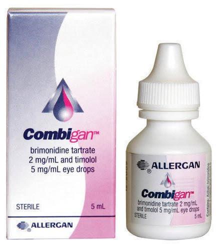 Plastic Combigan Eye Drops, Form : Liquid
