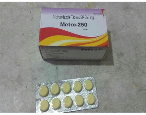 Metronidazole Tablet, Packaging Type : Box