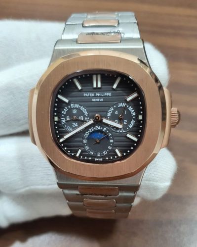 Patek Philippel Chronograph Black Dial Swiss Automatic Watch