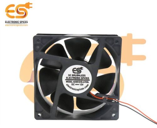 12038 4.75 Inch (120x120x38mm) Brushless 12V DC Exhaust Cooling Fan