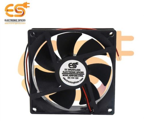 9025 3.5 Inch (90x90x25mm) Brushless 12V DC Exhaust Cooling Fan