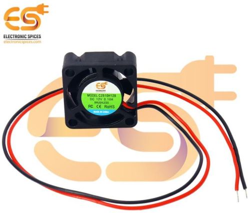 Mini 2510 1 Inch (25x25x10mm) Brushless 12V DC Exhaust Cooling Fan