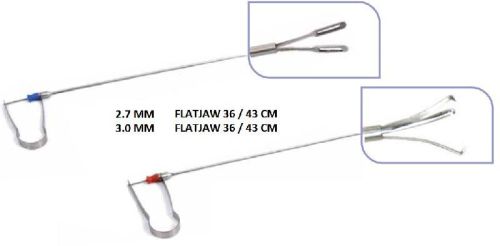 PCNL Flat Jaw Biprong Forcep, For Hospital, Size : Standard