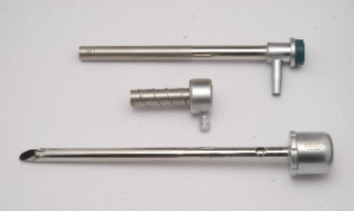 Stainless Steel Polished PCNL Trocar, For Hospital, Color : Grey