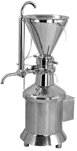 Polished Stainless Steel Electric Colloid Mill Machine, Voltage : 220V