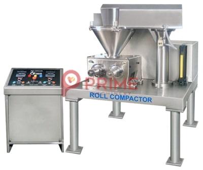 Grey Rectangular Polished Stainless Steel Roll Compactor Machine, Voltage : 220V