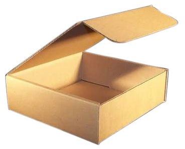 Rectangular Plain Corrugated Carton Box, Color : Brown