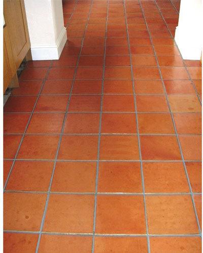 Square Terracotta Floor Tile, For Flooring, Color : Brown