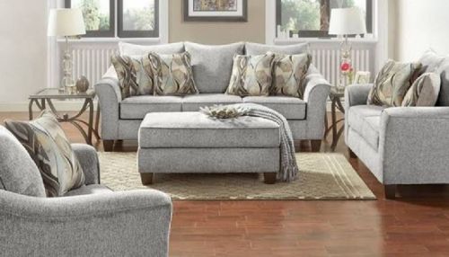 Rectangular Wood Antique Sofa Set