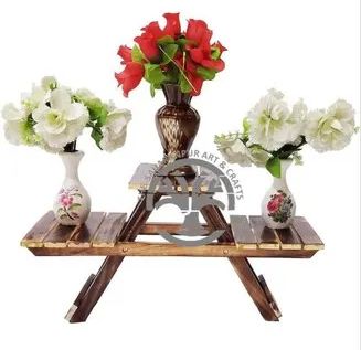 Plain Decorative Wooden Planter, Shape : Rectangular