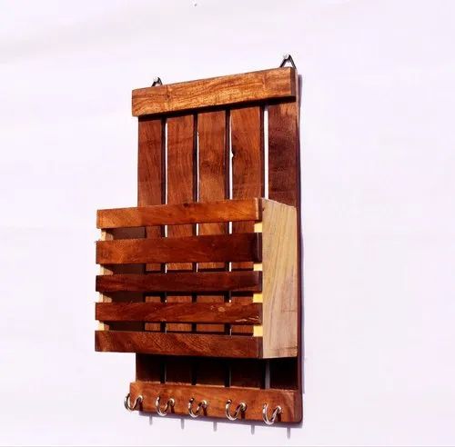 Wooden Envelope Key Holder, Shape : Rectengular