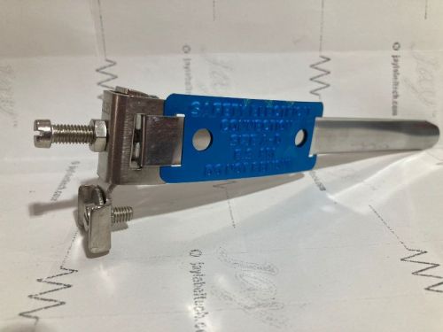 Brass Earth Clamp Blue All Conditions Cap