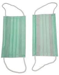 Non Woven Ear Loop Face Mask, For Medical Purpose, Anti Pollution, Industrial Safety, Color : Sky Blue