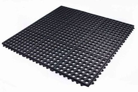 Rubber Interlocking Mat, Size : 91x91 Cm