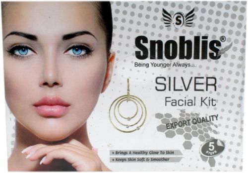 SNOBLIS SILVER FACIAL KIT. (5 X 52 G)