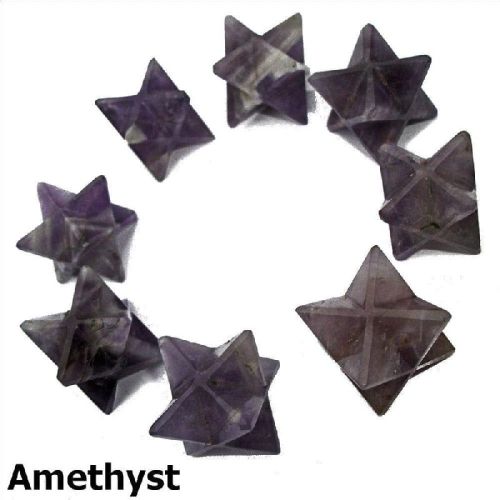 Polished Amethyst Merkaba Star, Packaging Type : Plastic Packet