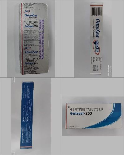 Gefzest-250 Gefitinib Tablets, For Clinical, Hospital, Personal, Grade : Medicine Grade