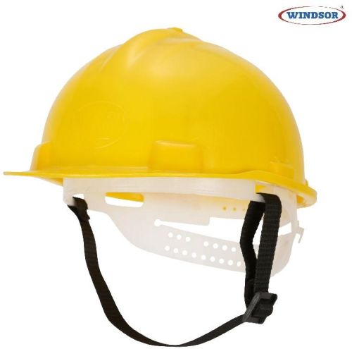 Windsor Heavy Safety Helmet, For Head Protection Outdoor Work, Pattern : Plain