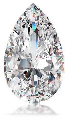 4.00 Carat Pear Shape Diamond, For Jewelry Use, Size : 8.70x13.60mm