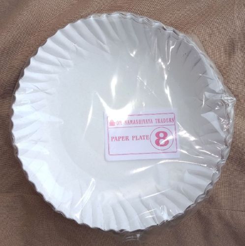 8 Inch Paper Plates, Technics : Machine Made